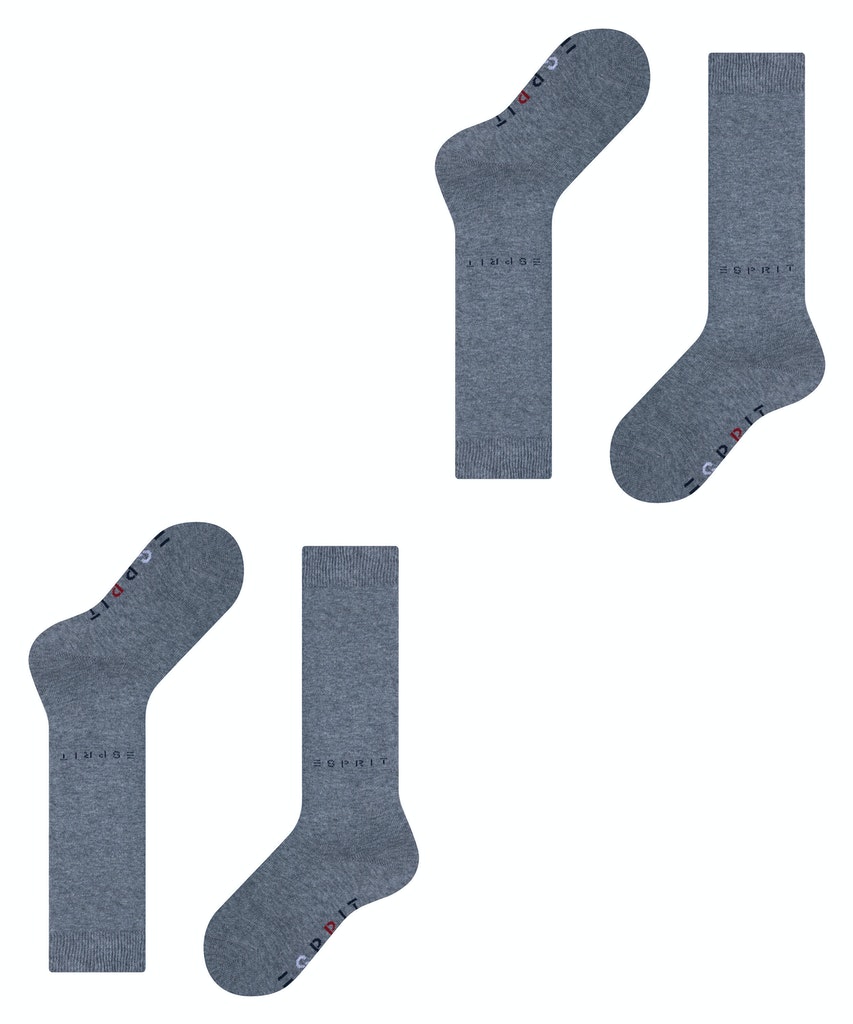 Kniestrümpfe Foot Logo 2-Pack