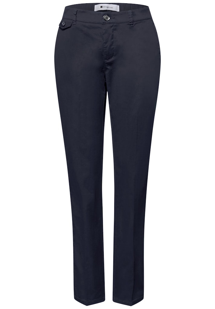 Chino im Casual Fit in softer Qualität