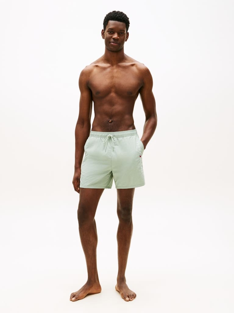 Original Logo Mid Length Swim Shorts