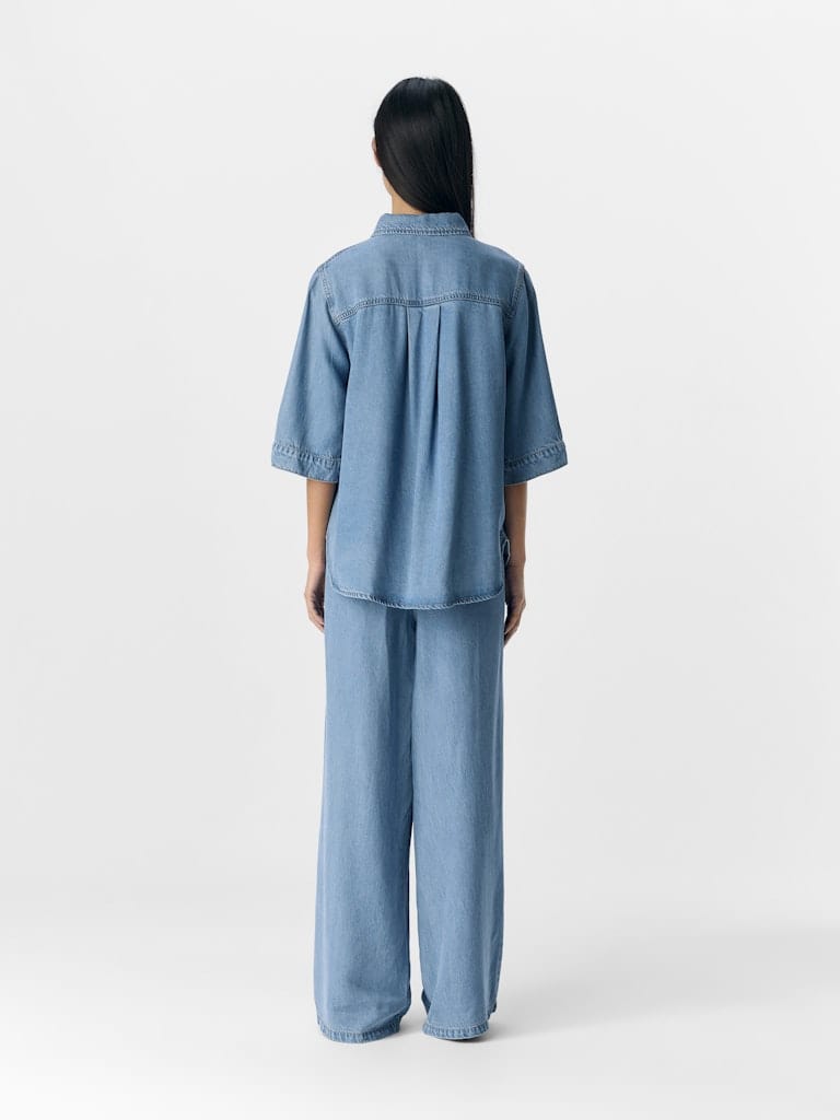OBJFRAME 2/4 RE DENIM TOP NOOS