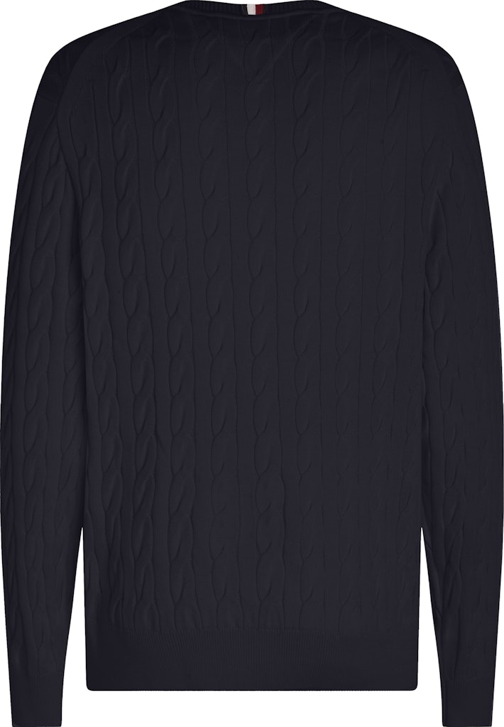 CLASSIC COTTON CABLE CREW NECK