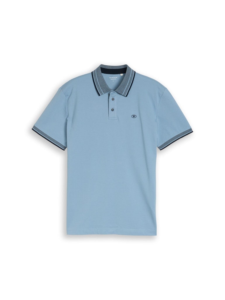 Piqué Poloshirt mit Logo-Print