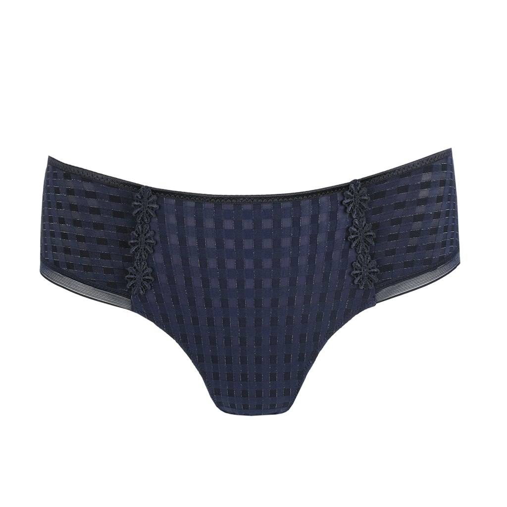 AVERO velvet blue Hotpants