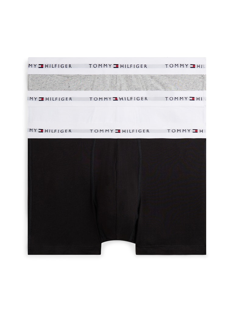 3-Pack Signature Repeat Logo Waistband Trunks