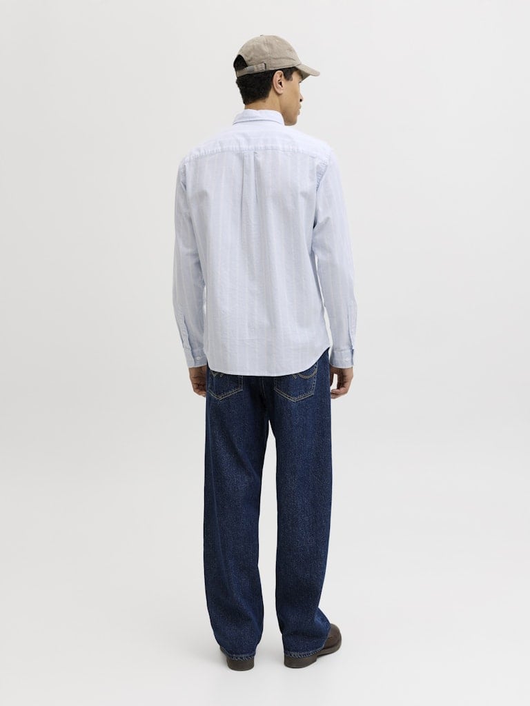 JJEHARVEY OXFORD L/S SHIRT NOOS