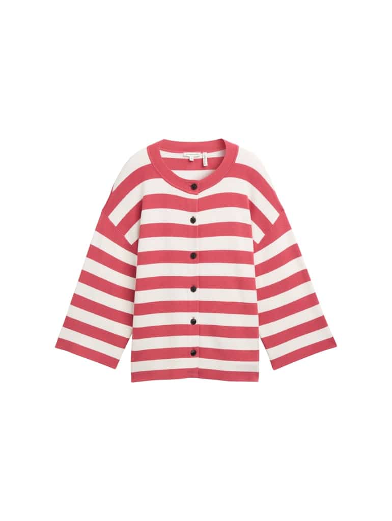 Cardigan mit Streifenmuster