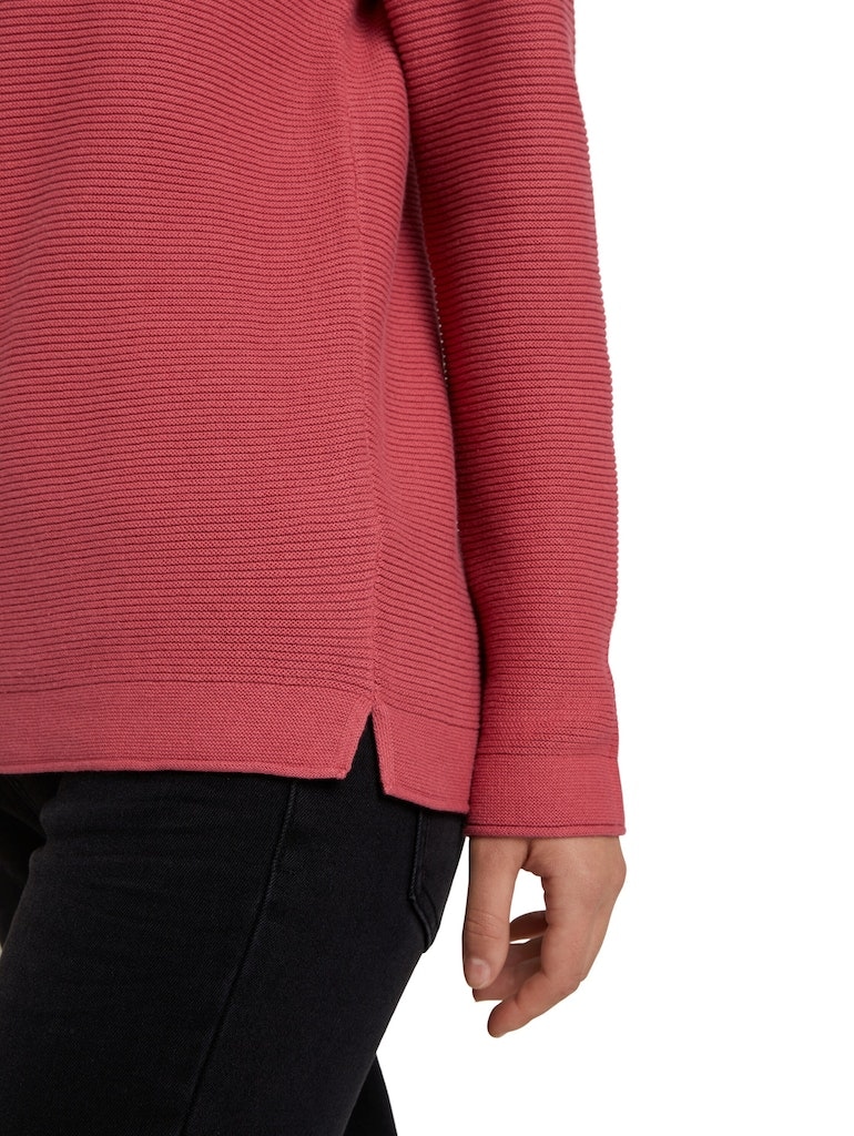 Strickpullover mit Rundhalsausschnitt