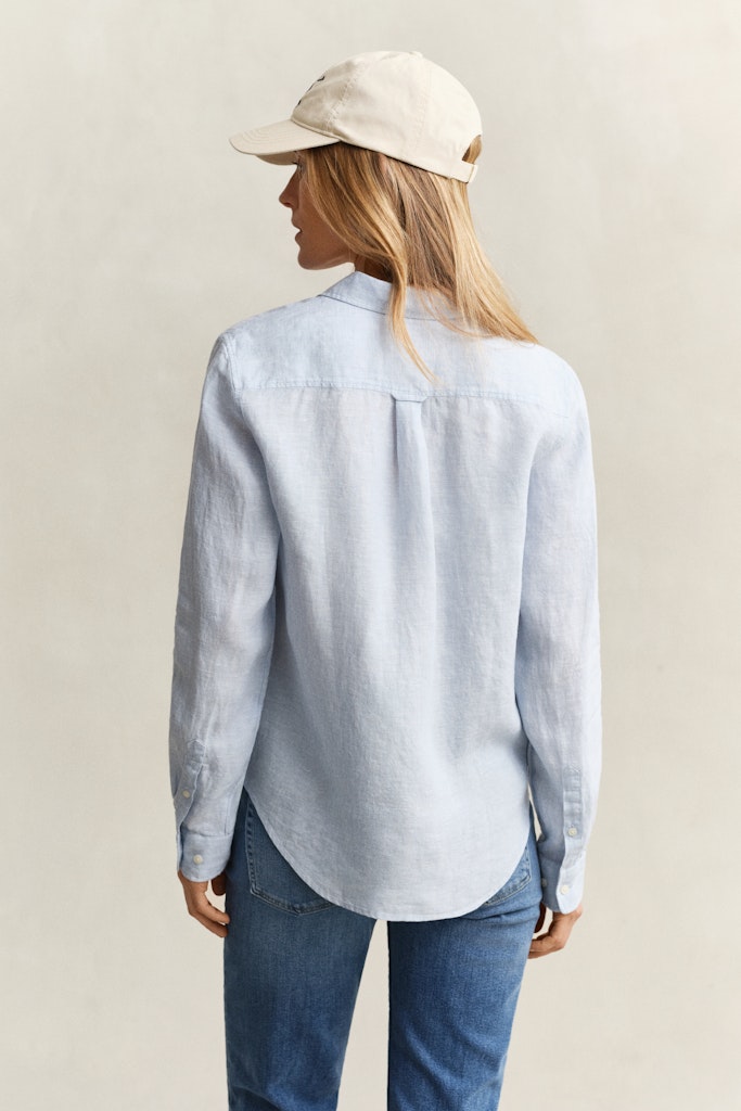 Regular Fit Leinen Bluse