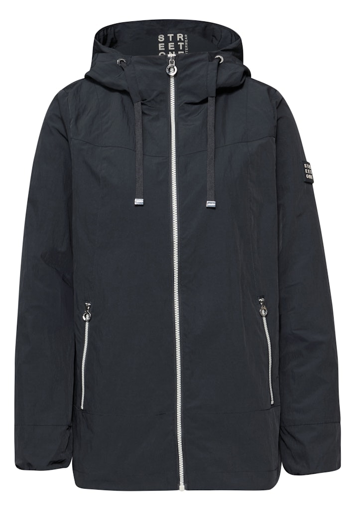 Jacke mit Kapuze und Zipper