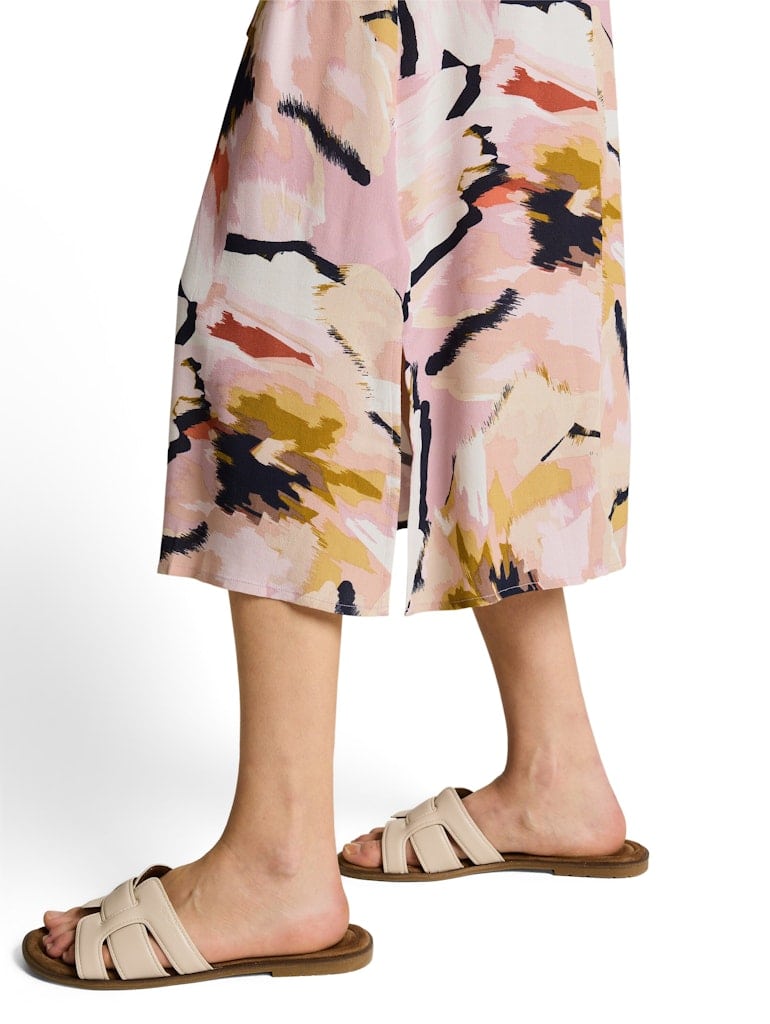 Midi-Kleid mit Muster