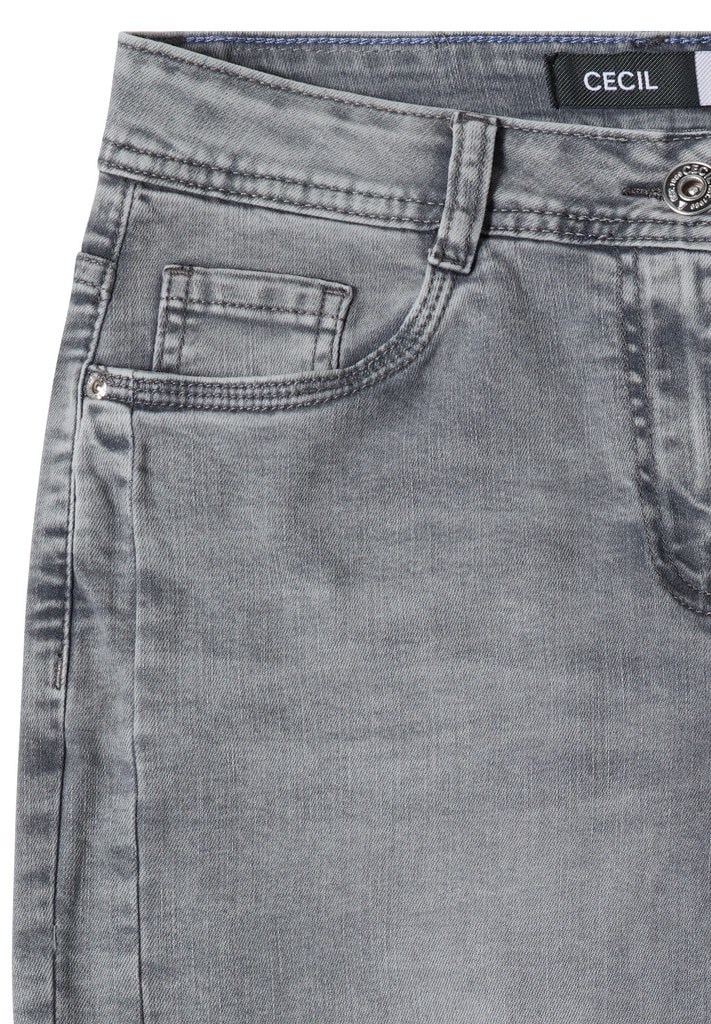 High Waist Barrel Leg Jeans im Loose Fit