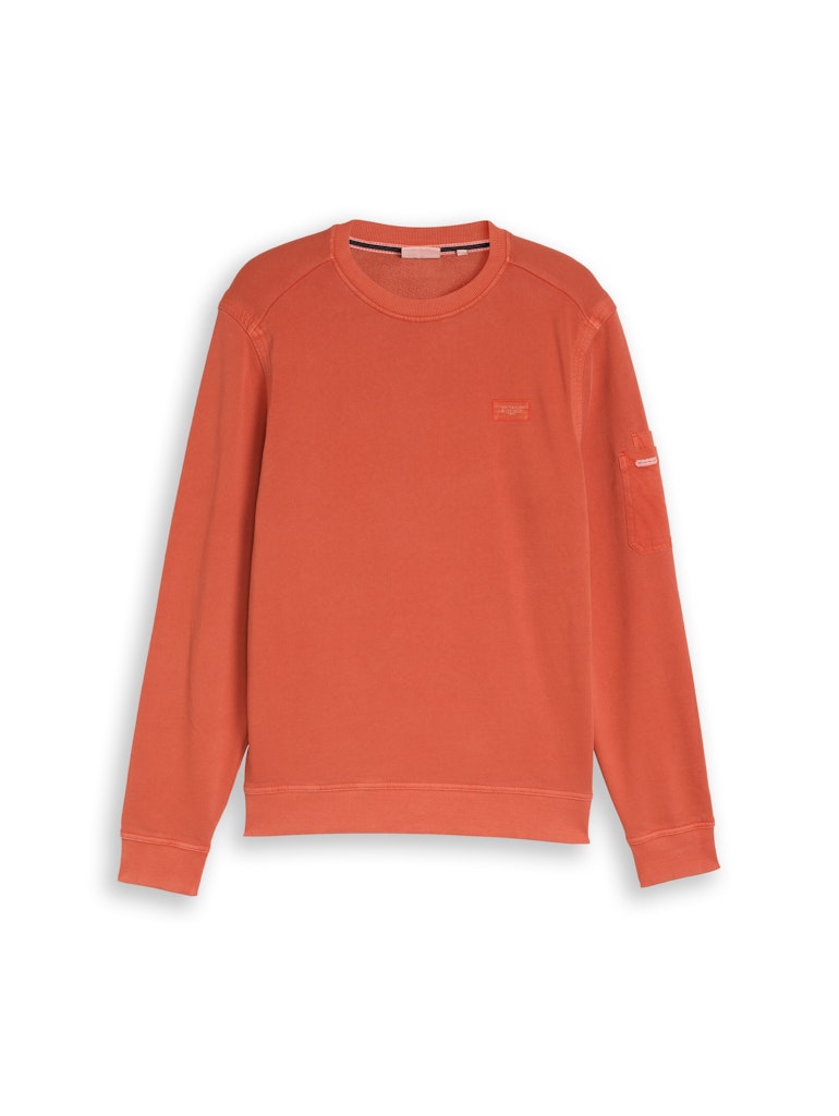 Sweatshirt mit Ärmeltasche