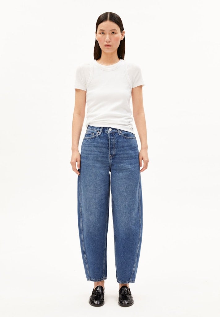 BAARLY HIGH WAIST BARREL JEAN