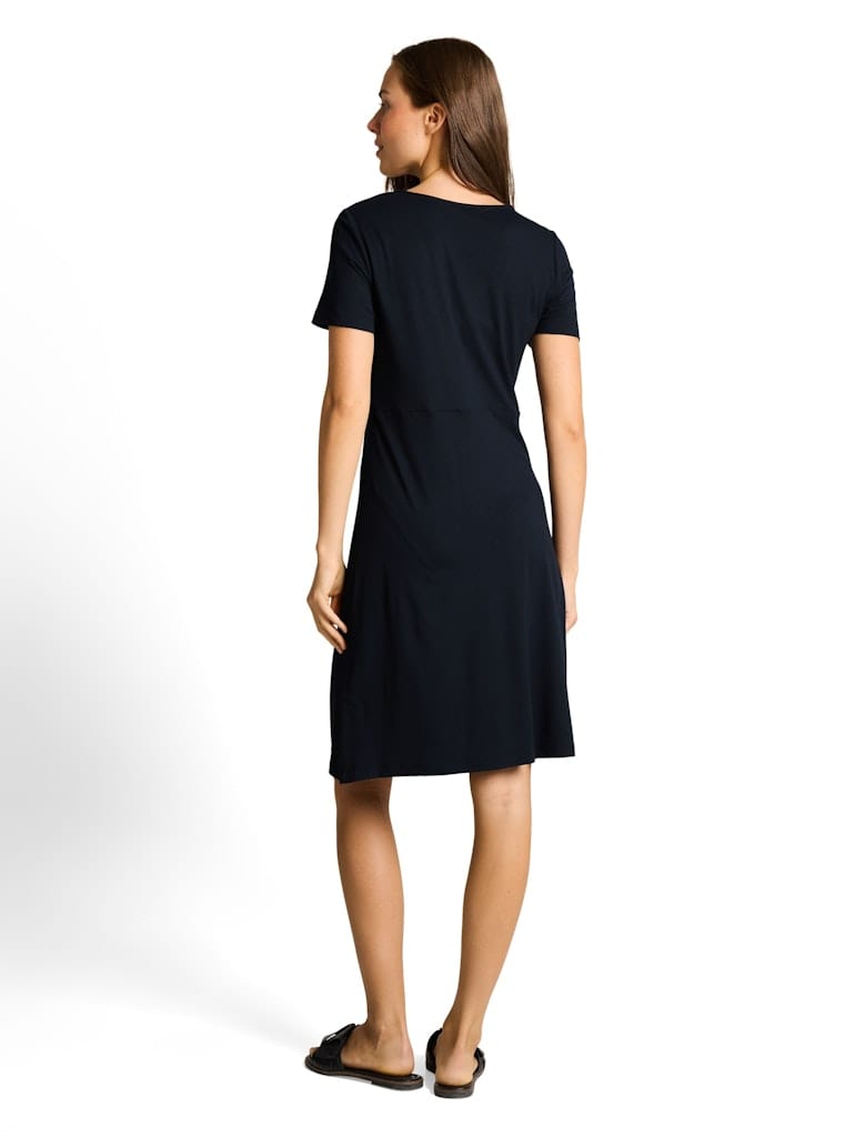 Jerseykleid in Wickel-Optik