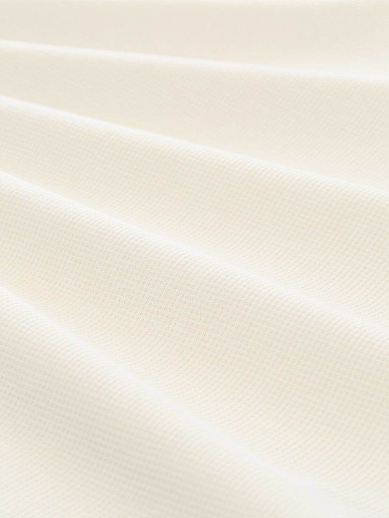 Henley T-Shirt mit Waffelstruktur