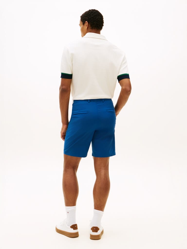 Dover Flag Embroidery 8" Inseam Chino Shorts