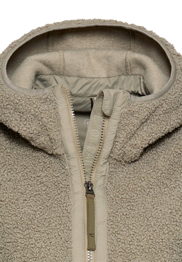 Polar-Fleecejacke mit fester Kapuze
