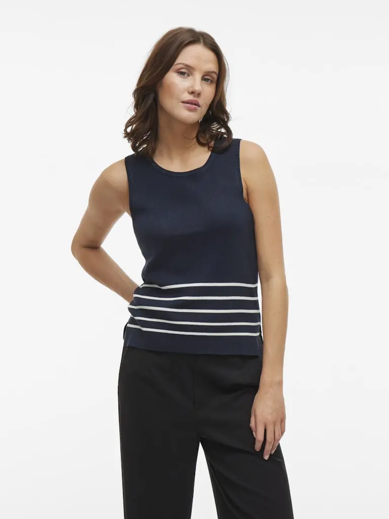 VIKIPPA O-NECK S/L KNIT TOP/1