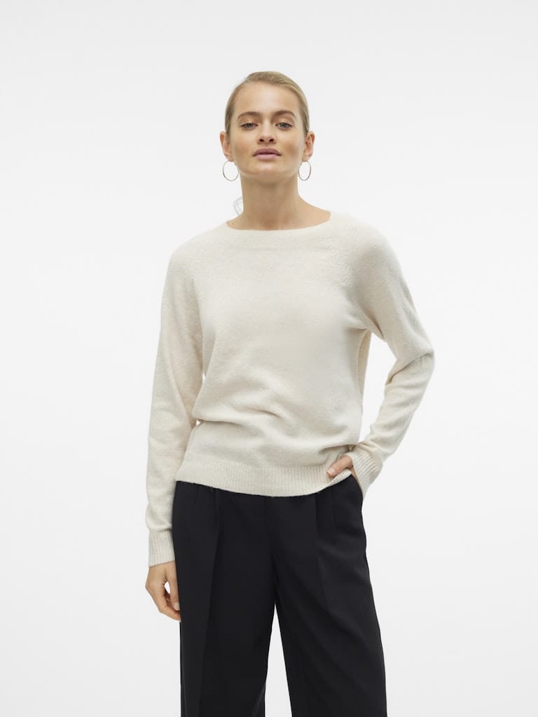 VMDOFFY LS O-NECK BLOUSE GA NOOS