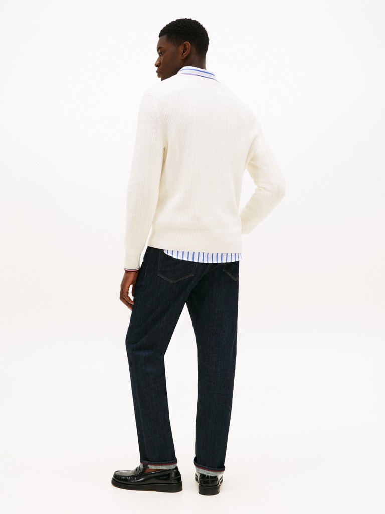 RWB RIB CREW NECK
