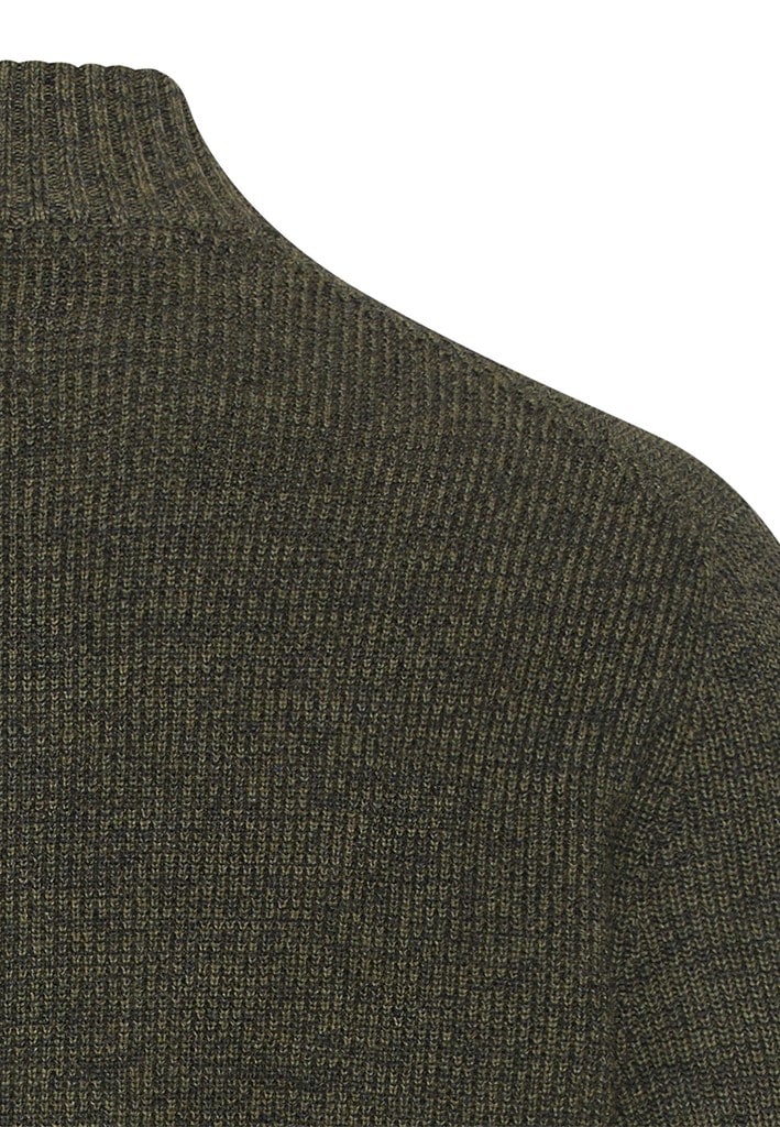 Kernige Strickjacke aus Baumwollgemisch