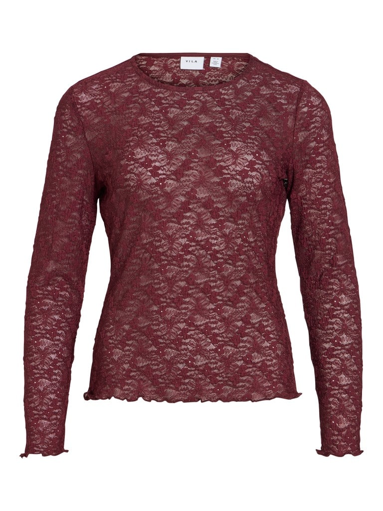VIFAY O-NECK L/S TOP - NOOS