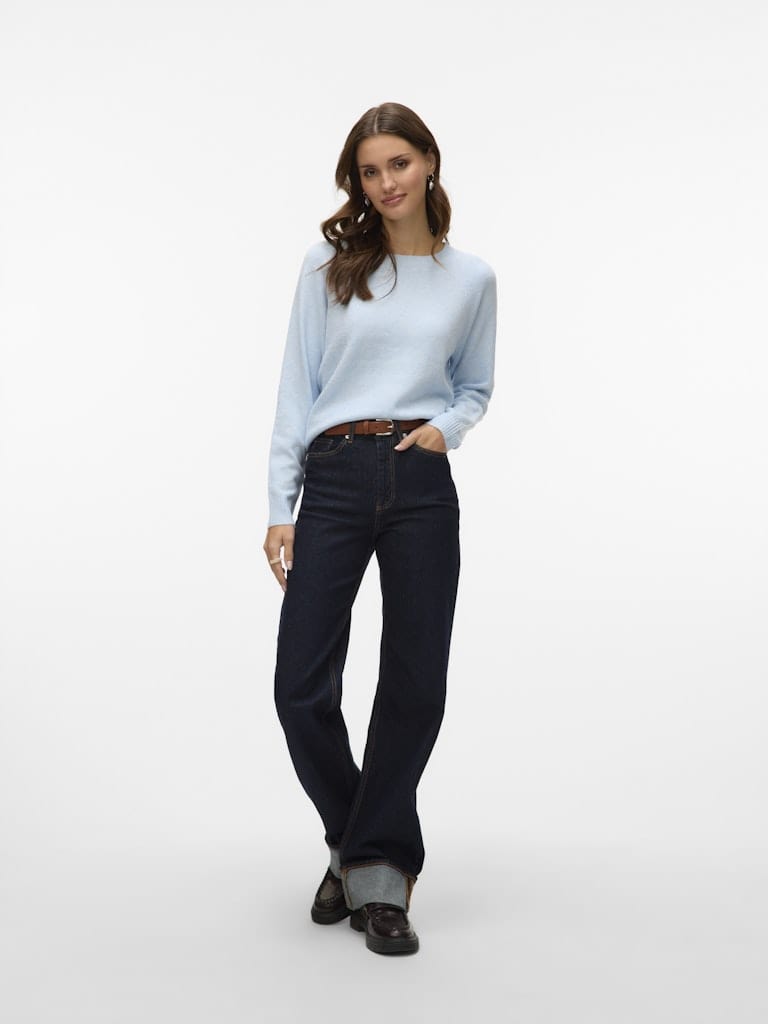 VMDOFFY LS O-NECK BLOUSE GA NOOS