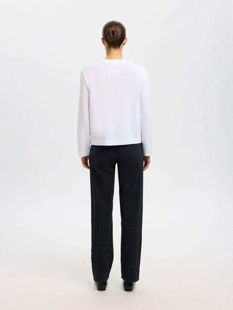 SLWESSENTIAL LS BOXY TEE NOOS