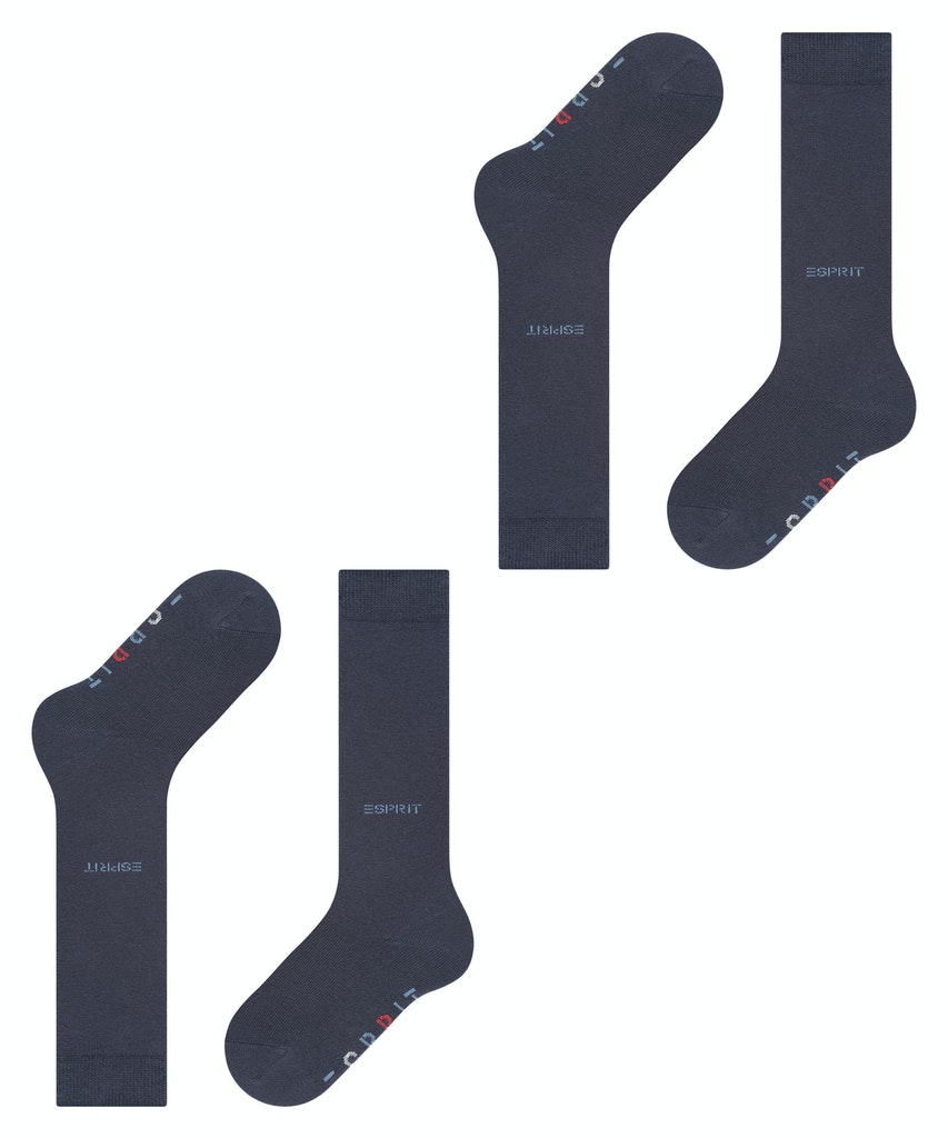Kniestrümpfe Foot Logo 2-Pack