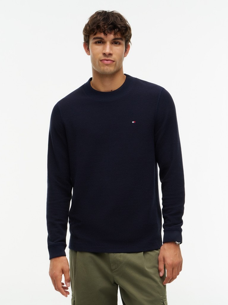 TEXTURED LS TEE