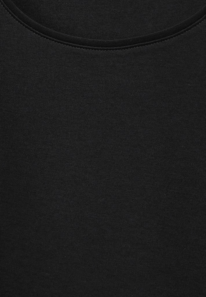 Basic T-Shirt mit Rundhals in Unifarbe