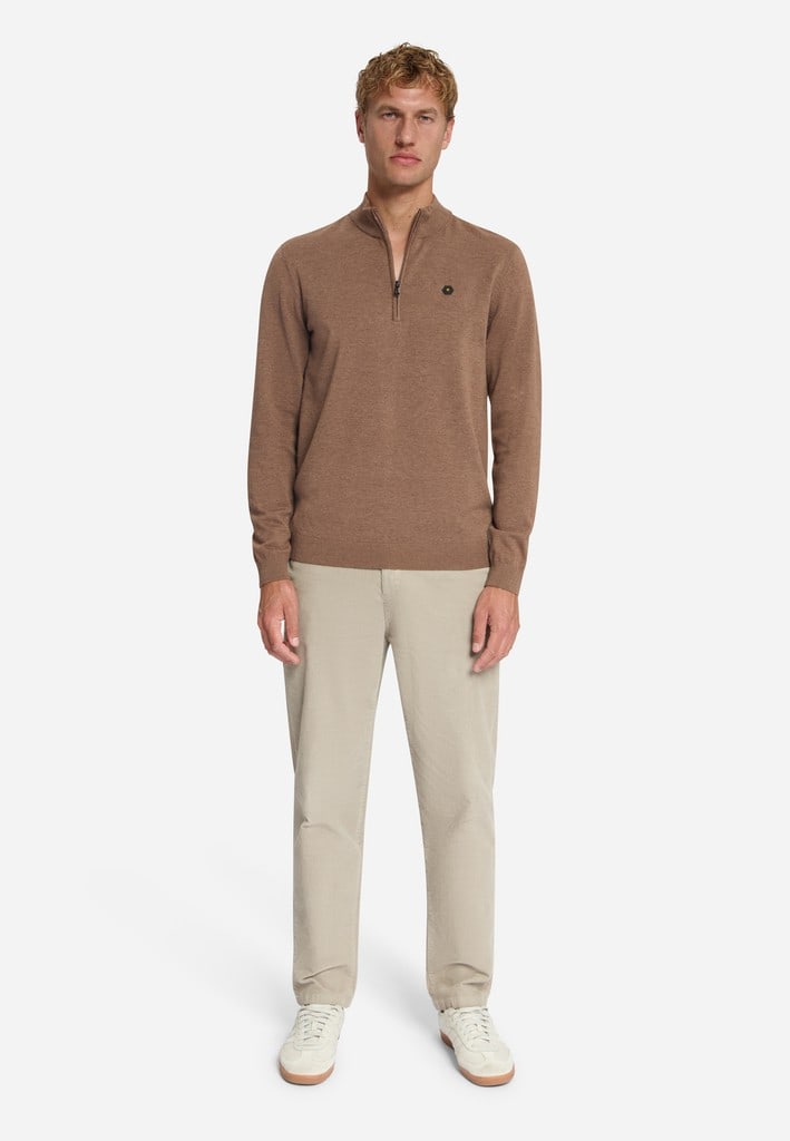 Pullover Half Zip Melange