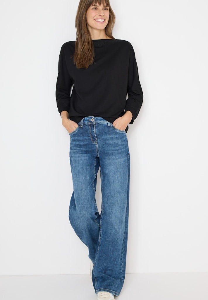 Batwing Shirt mit Tape