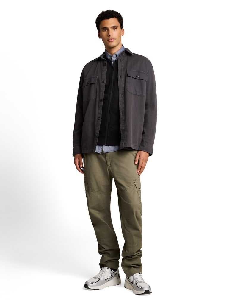 Sweatjacke mit Bomberkragen