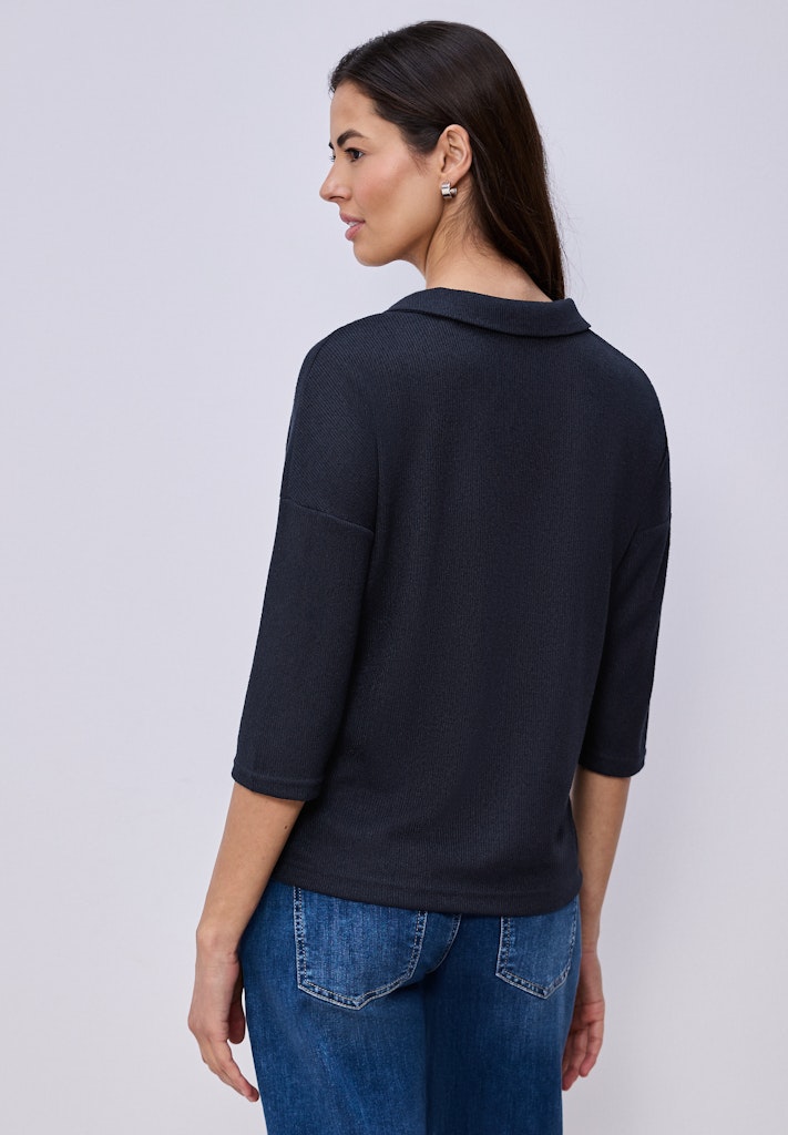 Shirt in Unifarbe