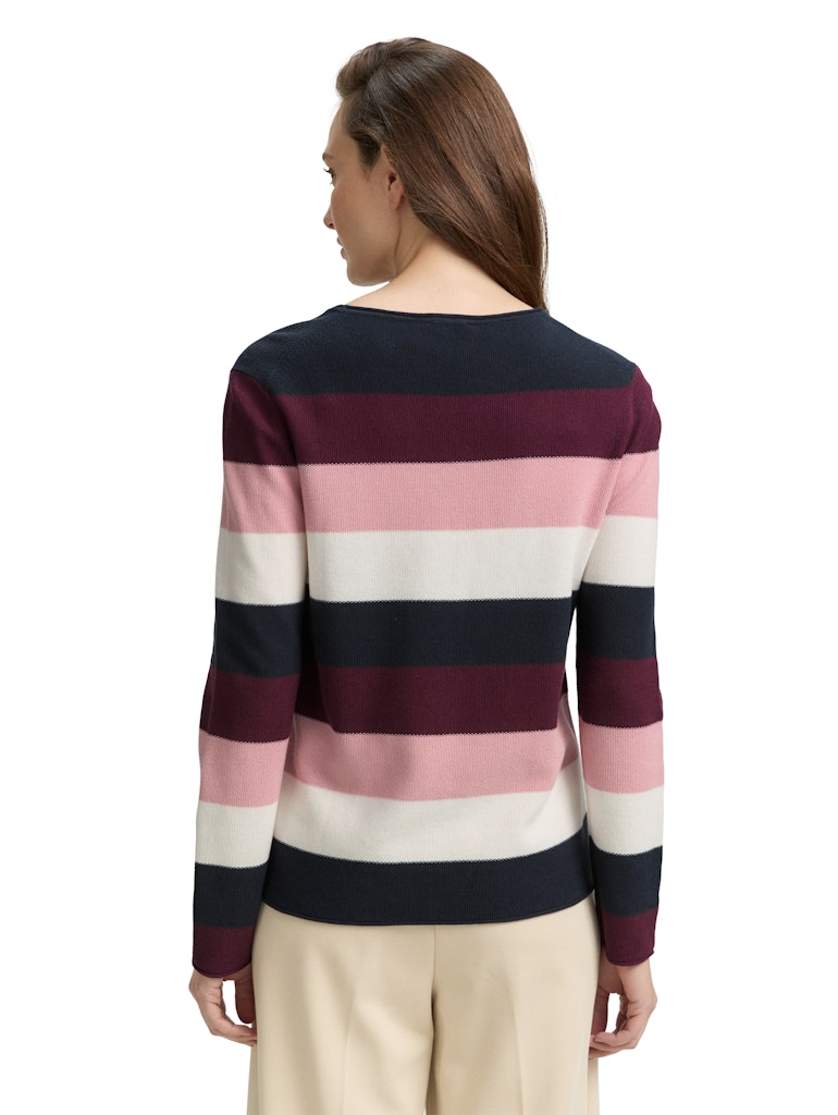 Strickpullover mit Rundhalsausschnitt