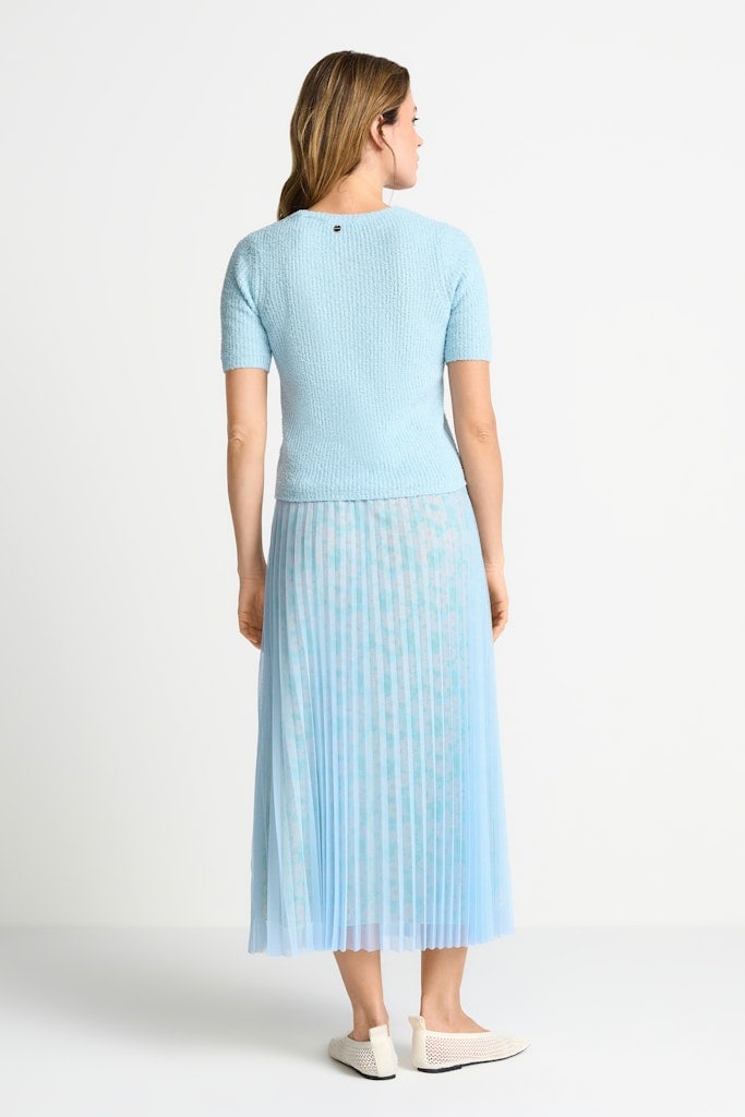 Structured towelling short sleeve