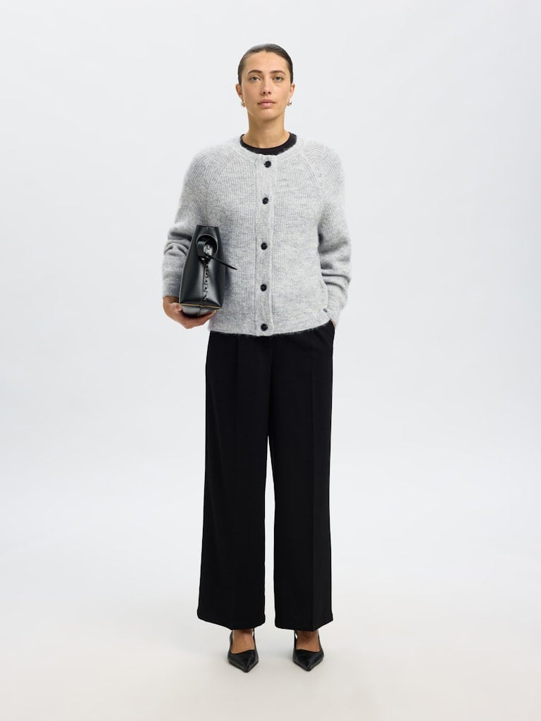 SLWLULU LS KNIT SHORT CARDIGAN NOOS
