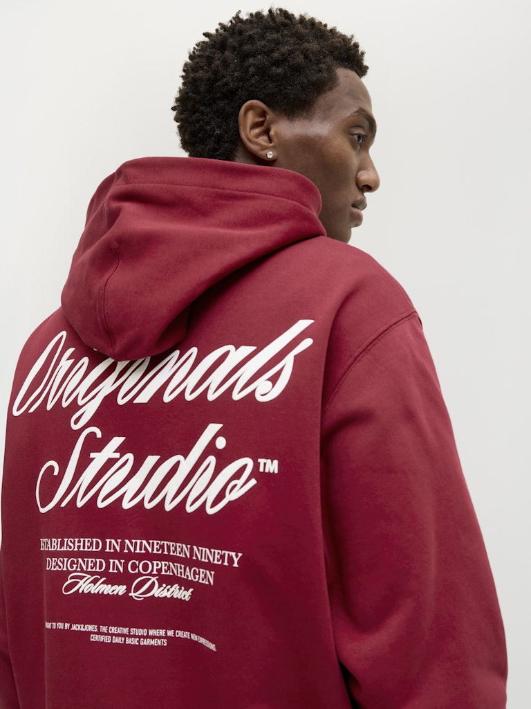 JORNORREBRO TYPO BACK SWEAT HOOD SN