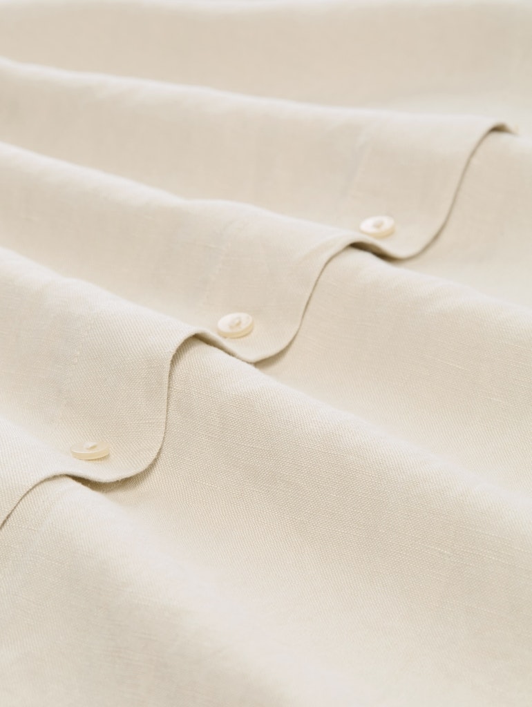 Blusenkleid mit Leinenanteil