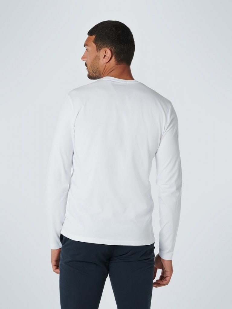 T-Shirt Long Sleeve Crewneck Solid