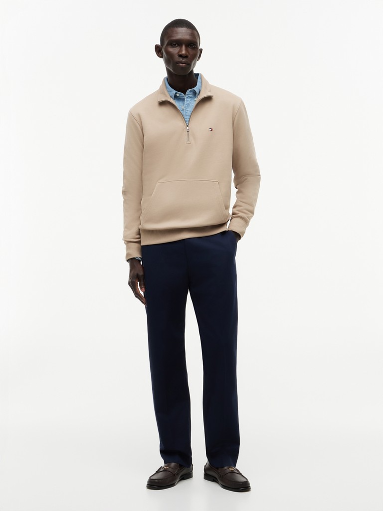 ESSENTIAL TERRY NEW 1/4 ZIP
