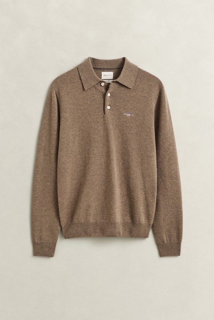 Superfine Lambswool Polopullover