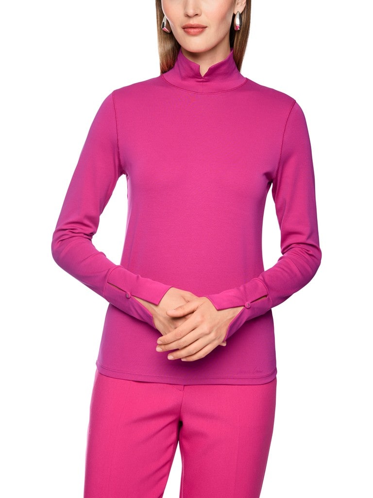Basic-Shirt mit Stehkragen