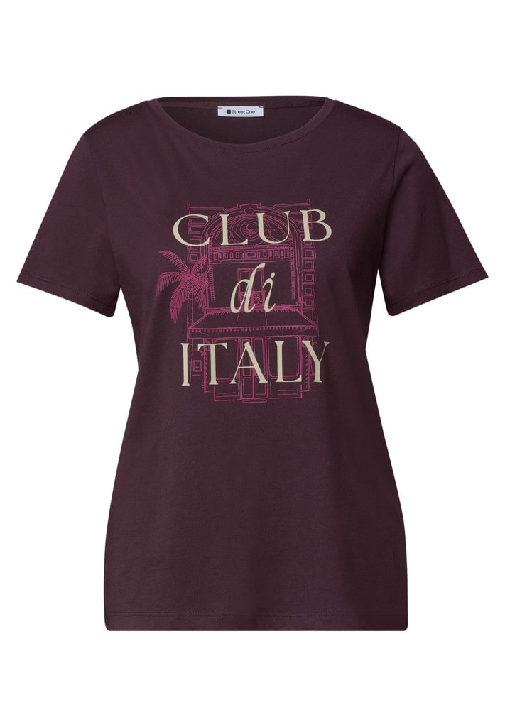 T-Shirt mit Rundhals und Artwork