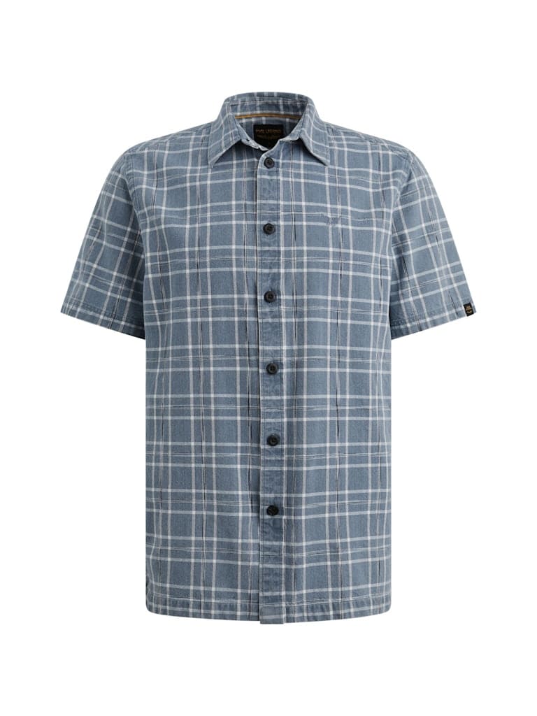 The James s/s Indigo Inject Check