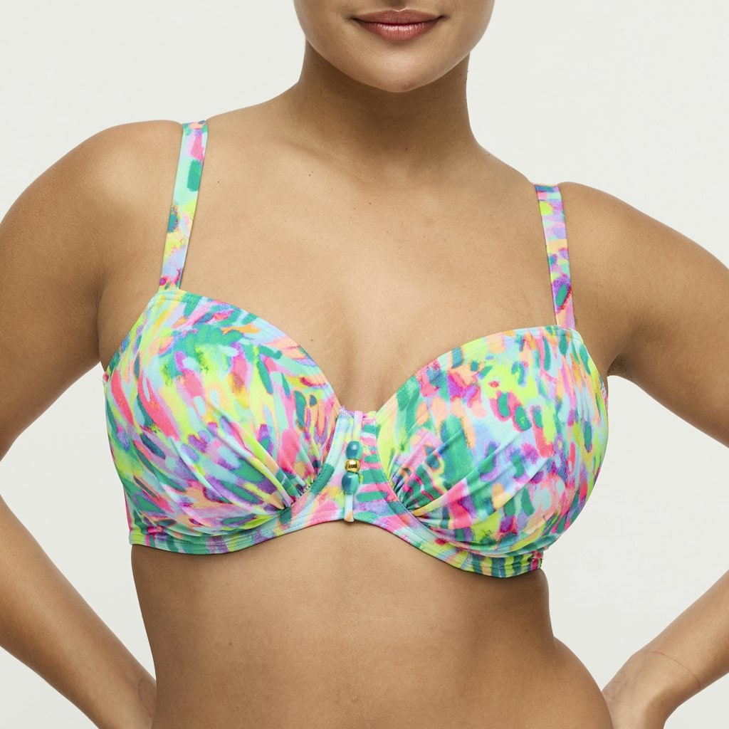 DOUALA Impressionist Summer Vollschalen Bikini-Top