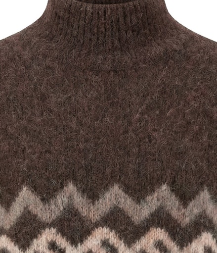 PULLOVER NORWAY HAIRY YARN *RWS