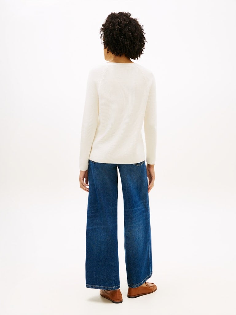 Fine Knit Boat Neck Jumper