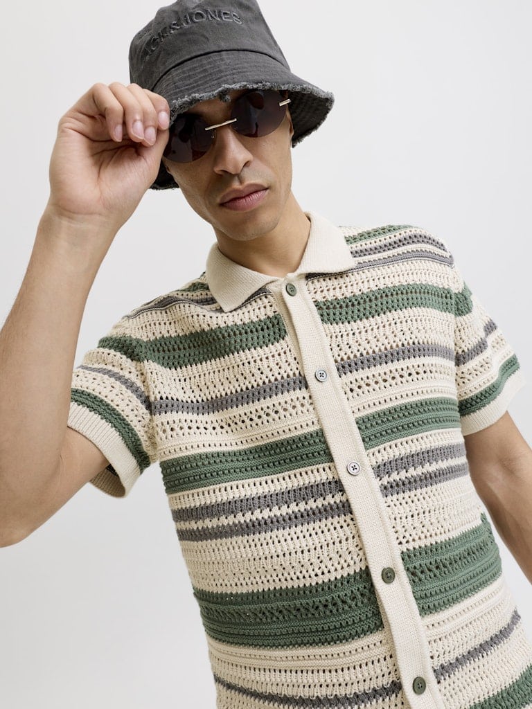 JPRBLUHAMILTON BUTTON THROUGH POLO SS